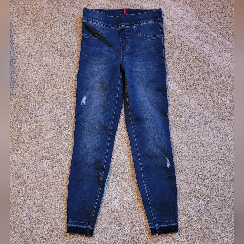 SPANX petite jean-ish ankle leggings...XS